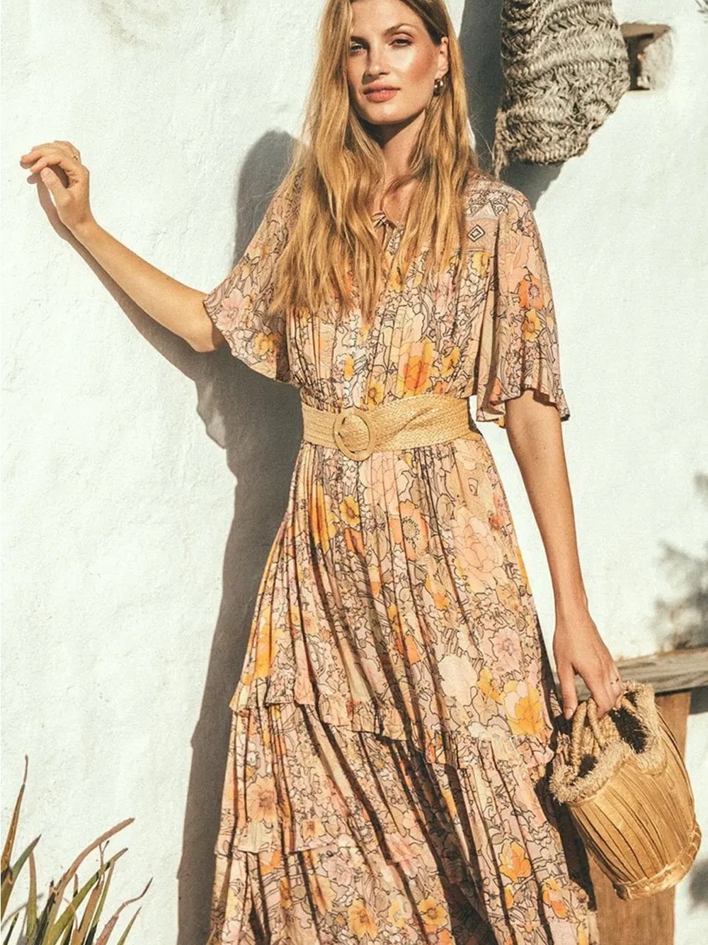 Spell & The Gypsy Collective Amethyst Garden Party Dress Large - Picture 5 of 8
